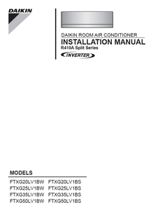 FTXG20-50LW,FTXG20-50LS_3PEN358178-1G_Installation manual_English download